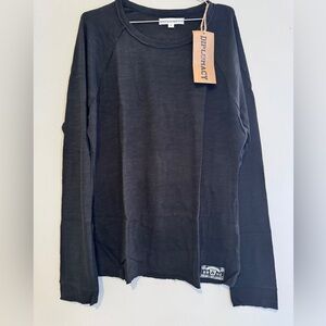 Diplomacy Long Sleeve Raw Edge Shirt - NWT - Size M